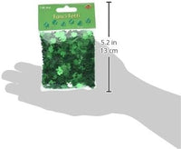 St. Patrick's Day Confetti Shamrocks green
