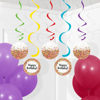 30ct Bulk Confetti Sprinkles Dizzy Danglers