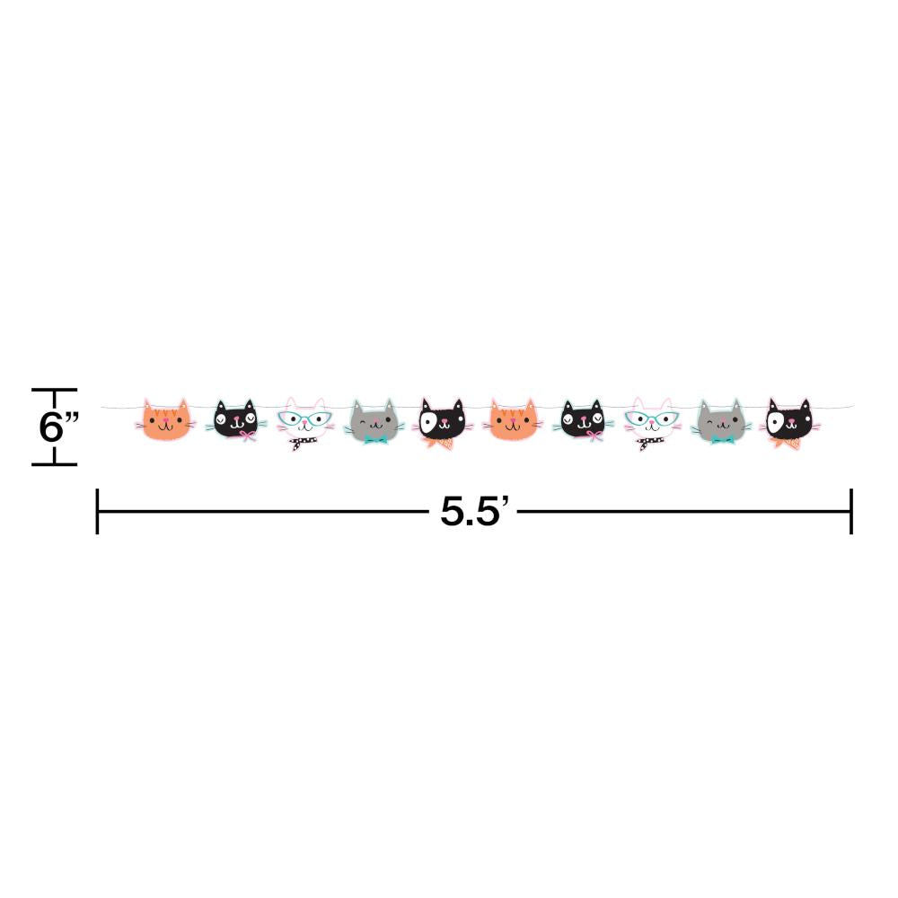 6ct Bulk Purr-fect Cat Party Banners