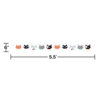 6ct Bulk Purr-fect Cat Party Banners