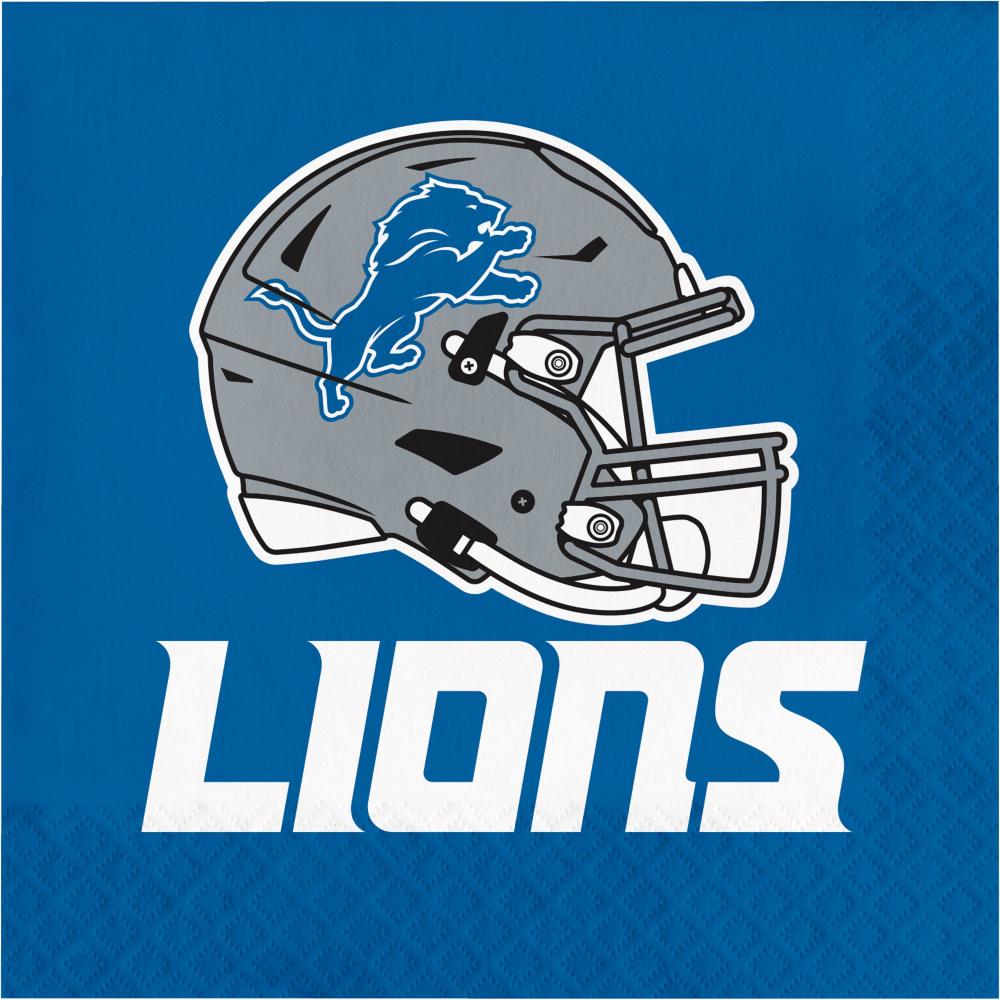 192 pc Bulk Detroit Lions Luncheon Napkins - Sports Party Supplies by Creative Converting