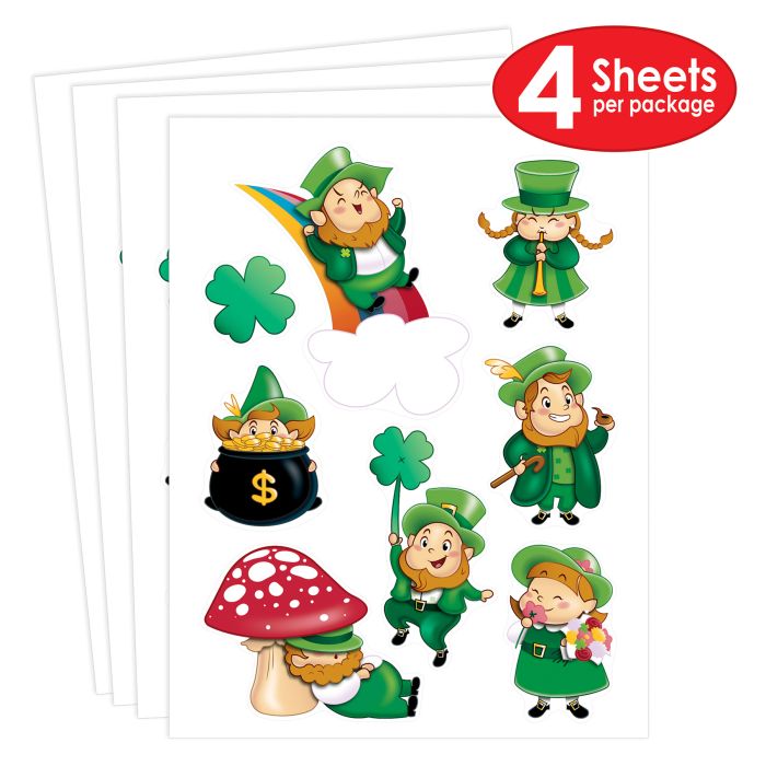 Leprechaun/Shamrock Stickers