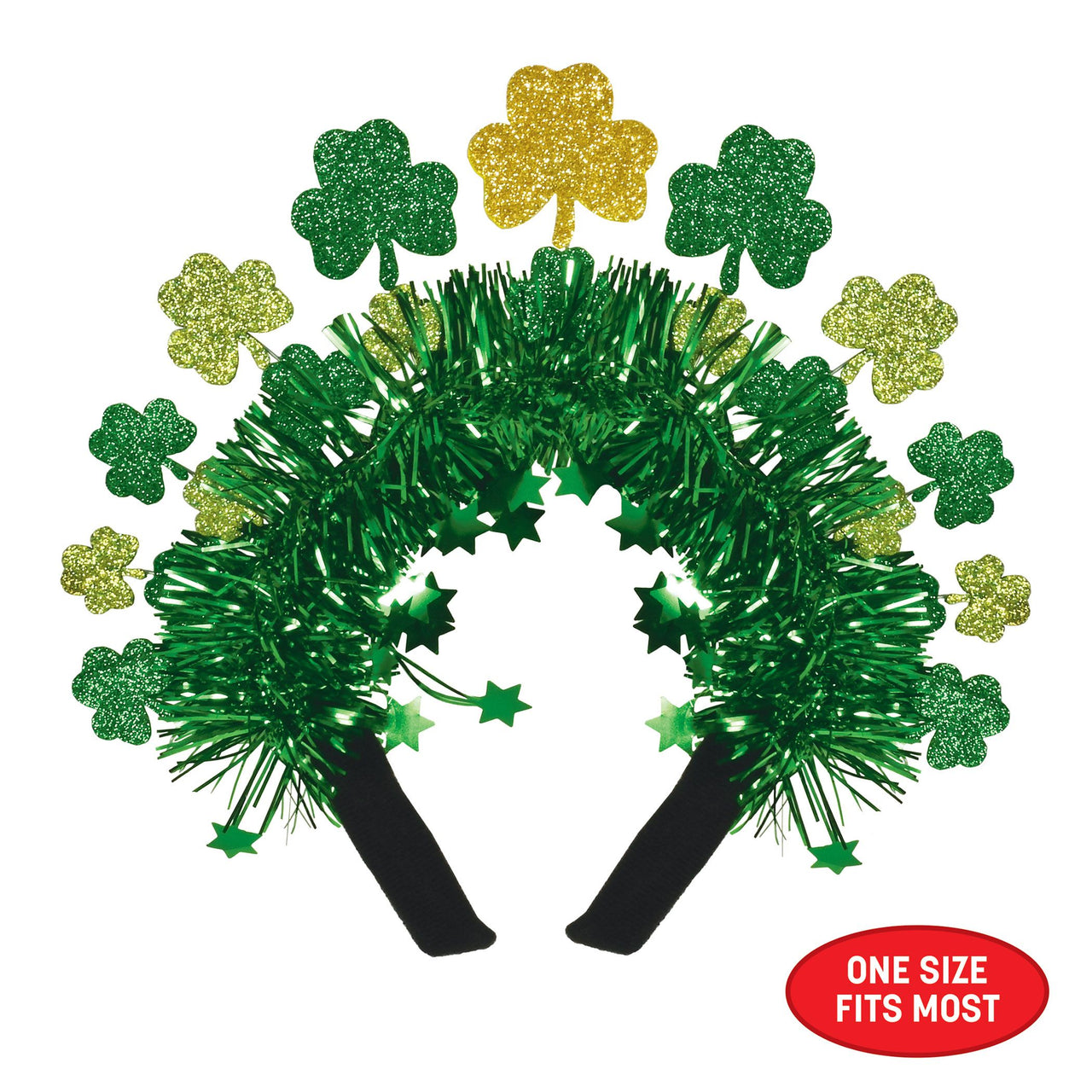 Sparkle Shamrock Headband - St. Patrick's Day Costume Accessory - view 5