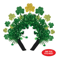Sparkle Shamrock Headband - St. Patrick's Day Costume Accessory - view 5