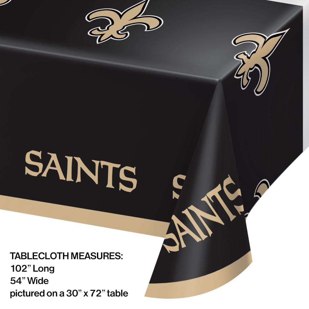 12/Case Bulk New Orleans Saints Table Covers