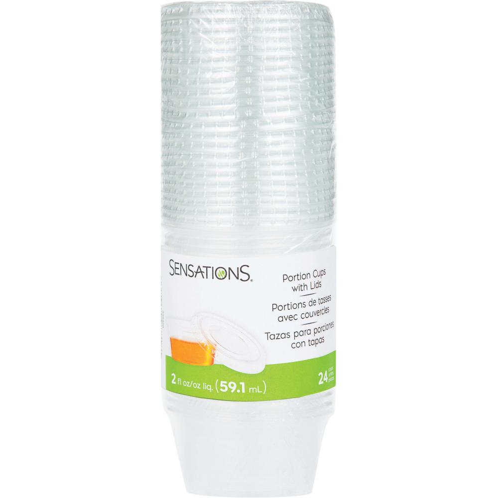 288ct Bulk 2 oz Clear Portion Cups with Lids