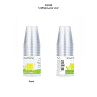 240ct Bulk 2 oz Plastic Shot Glasses