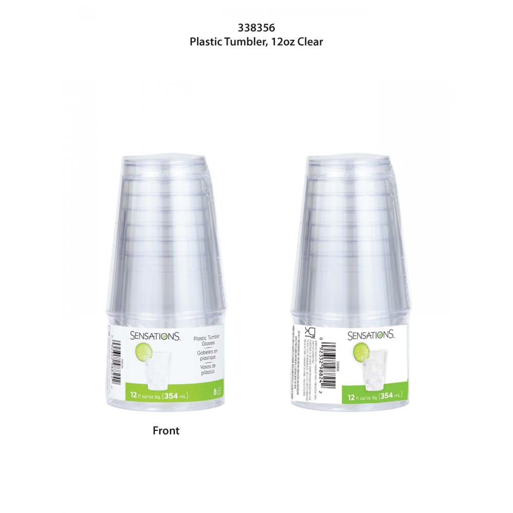 96ct Bulk 12 oz Plastic Tumblers