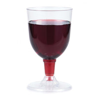 72ct Bulk 5 oz Plastic Wine Glasses