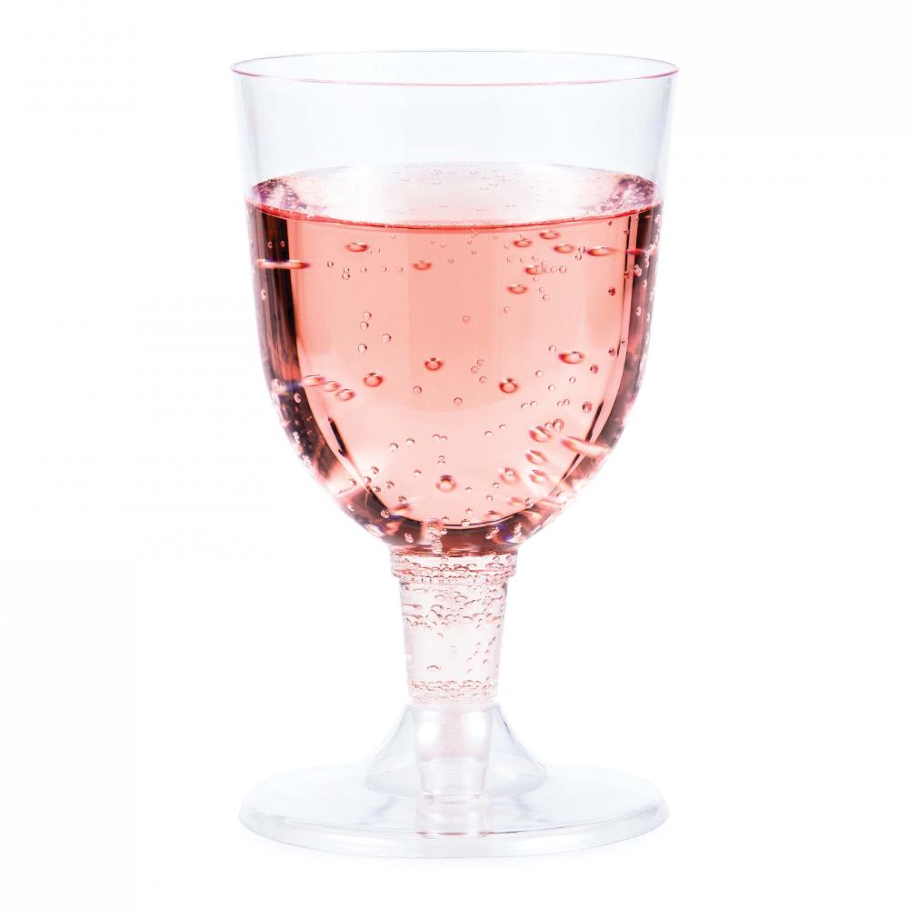 72ct Bulk 5 oz Plastic Wine Glasses