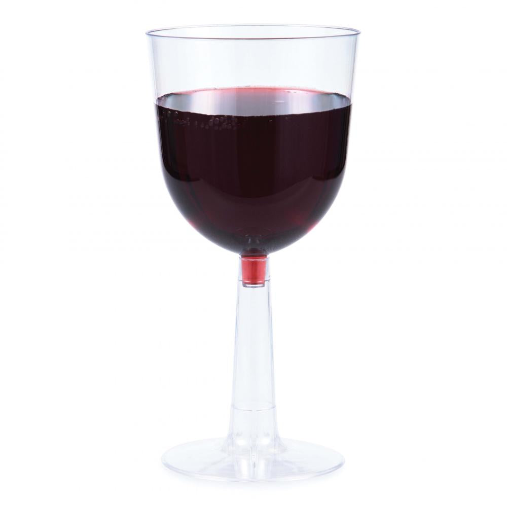 48ct Bulk 12 oz Plastic Wine Glasses