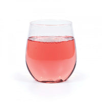 24ct Bulk 14 oz Plastic Stemless Wine Glasses