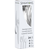 288ct Bulk White Assorted Cutlery
