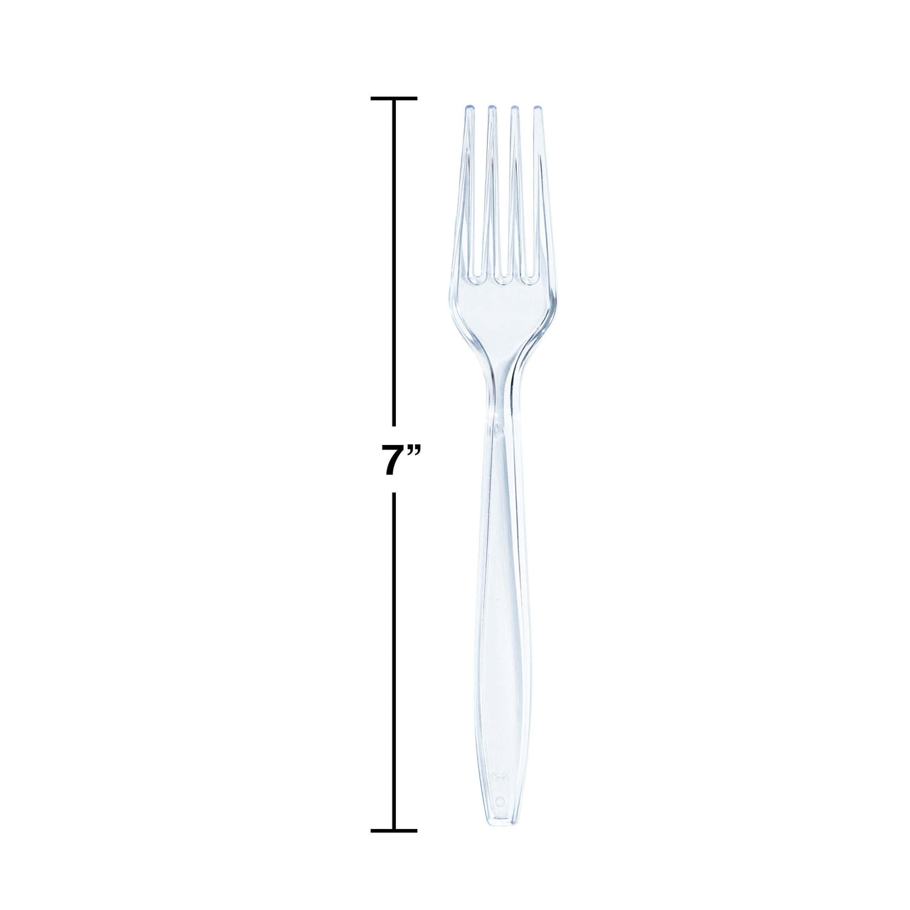 288ct Bulk Clear Forks Only