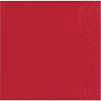 480ct Bulk Classic Red 2Ply Beverage Napkin