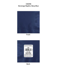 480ct Bulk Navy 2Ply Beverage Napkin