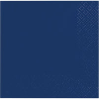 Bulk 480 pc Navy 2Ply Beverage Napkin  - Solid Color Party Tableware by Creative Converting