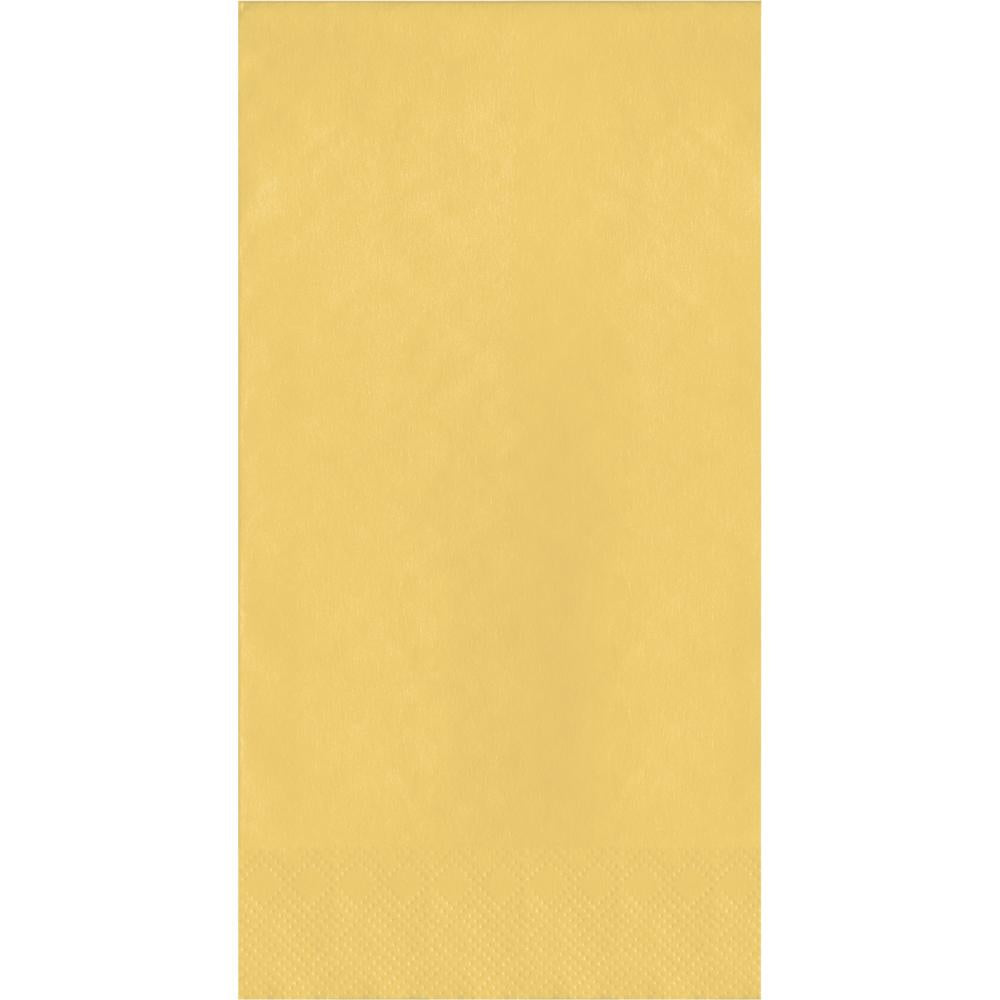 Bulk 400 pc Soft Yellow 2Ply Dinner Napkin  - Solid Color Party Tableware by Creative Converting