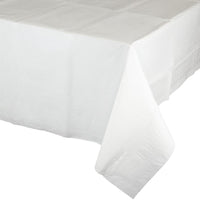 Bulk 6 pc White Tablecover, 54X108