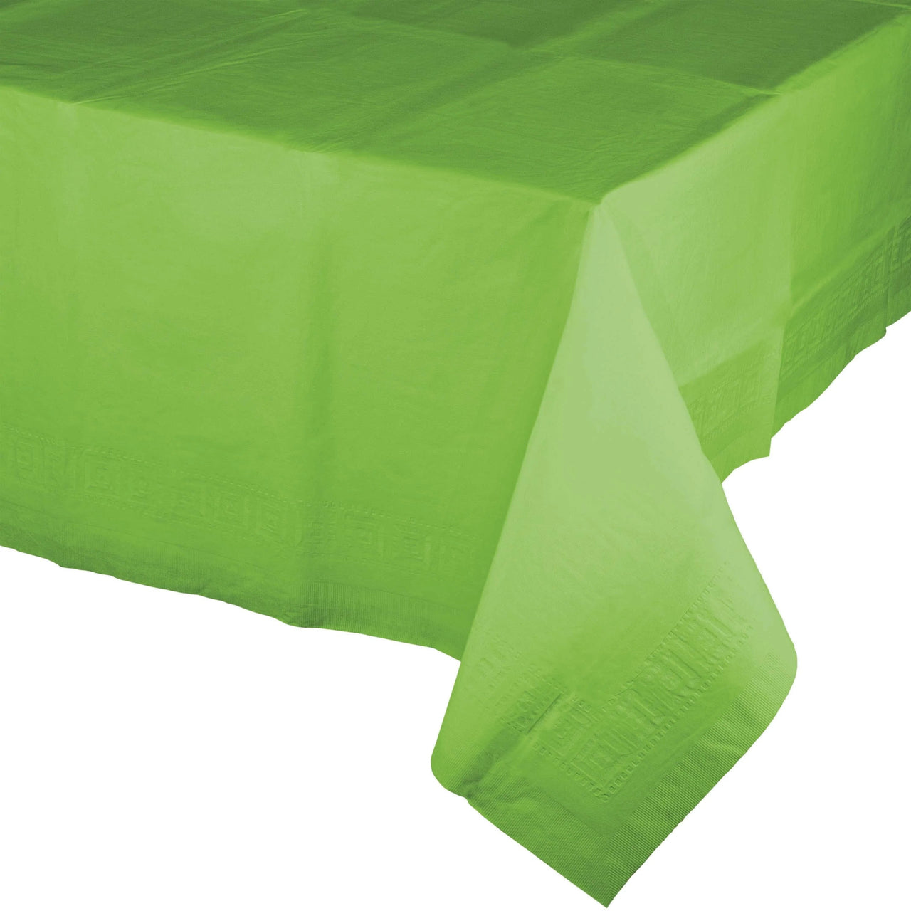 Bulk 6 pc Fresh Green 1ct Tablecover, 54x108" Paper/Poly - Solid Color Party Tableware by Creative Converting