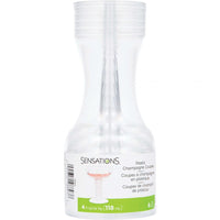 54ct Bulk 4 oz Plastic Champagne Coupes