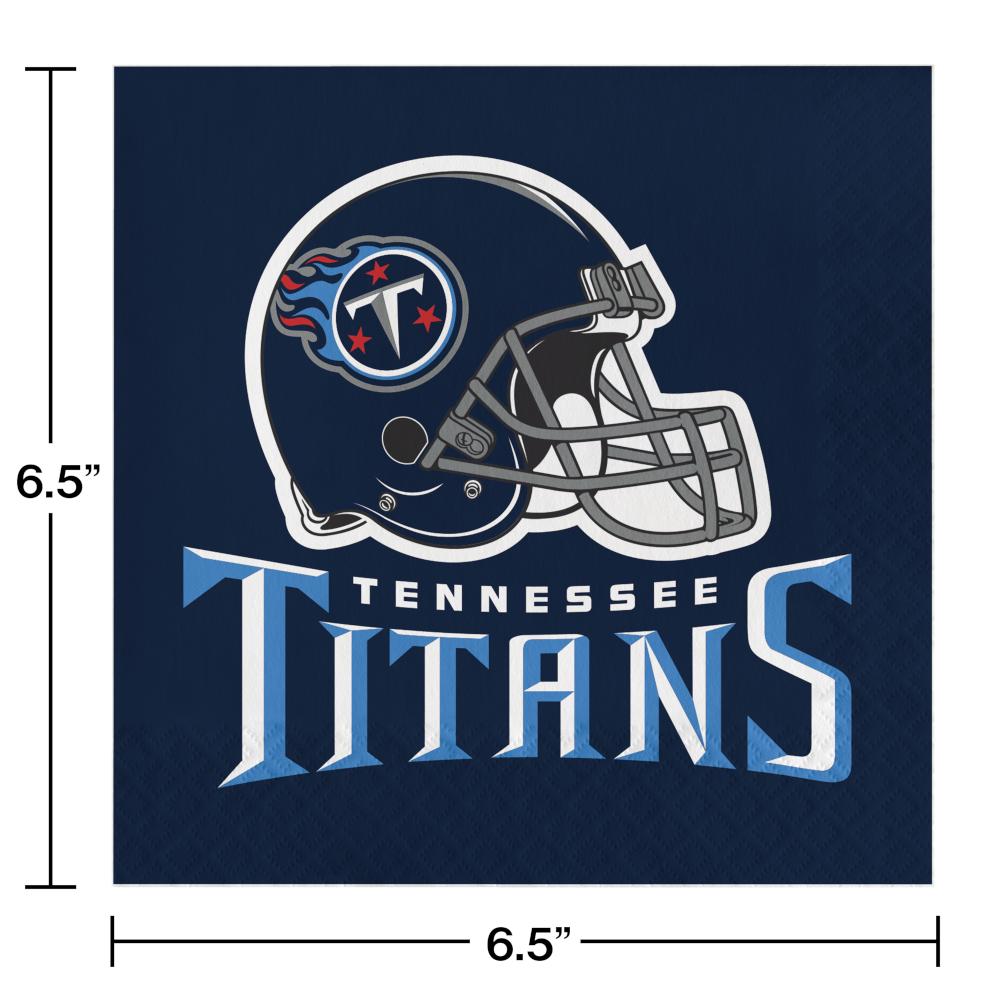 192/Case Bulk Tennessee Titans Luncheon Napkins