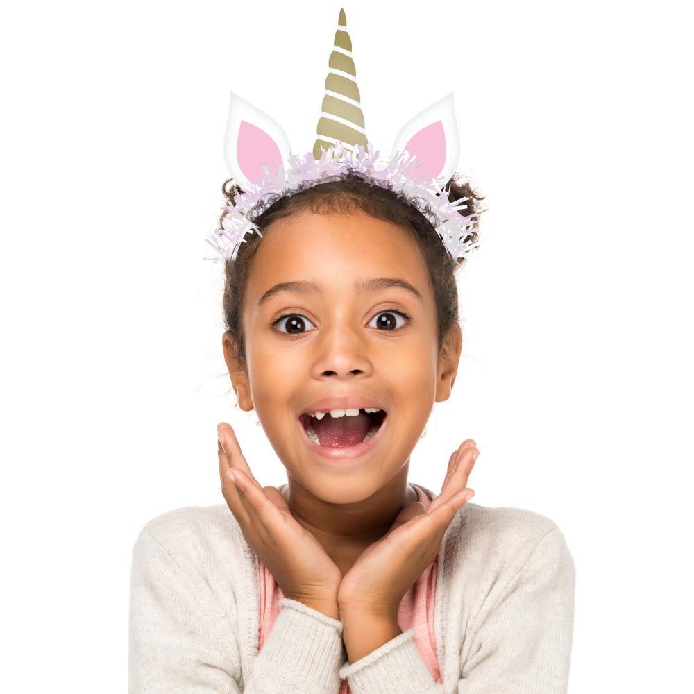 Tiara with Fringe - Unicorn Sparkle Party Decoration