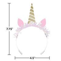 Tiara with Fringe - Unicorn Sparkle Party Decoration