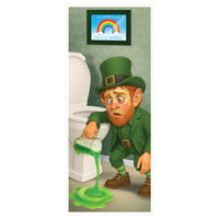 Leprechaun Restroom Door Cover - All-Weather St. Patricks Decor