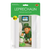 Leprechaun Restroom Door Cover - All-Weather St. Patricks Decor