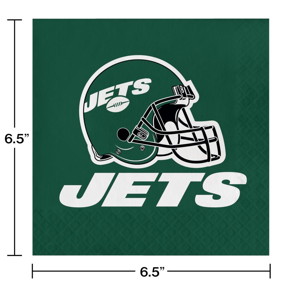 192/Case Bulk New York Jets Luncheon Napkins