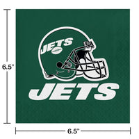 192/Case Bulk New York Jets Luncheon Napkins