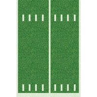 6ct Bulk Football Field Plastic Table Covers
