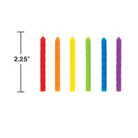 288ct Bulk Rainbow Spiral Candles