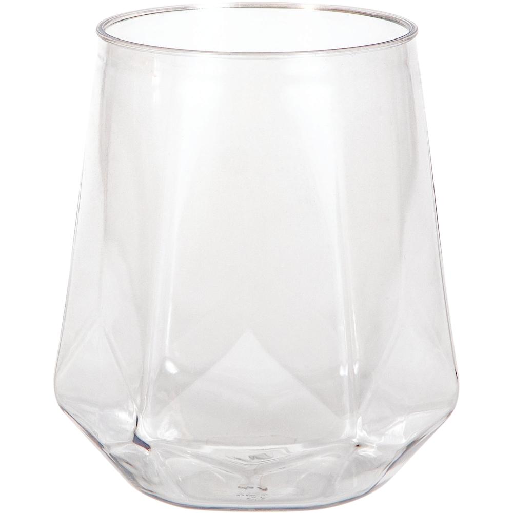 24 pc Bulk Plastic Fractal Stemless Wine Tumblers - Party Themes by Creative Converting