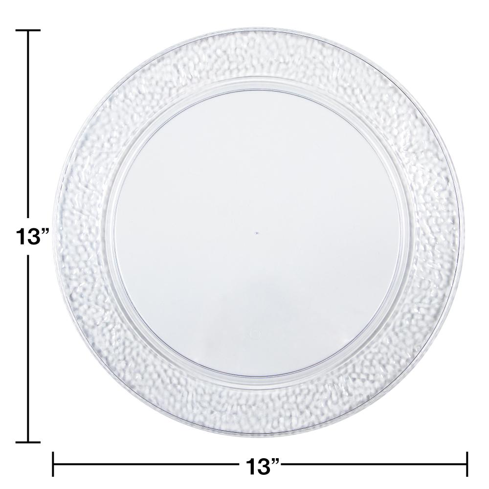 24ct Bulk Clear Pebble Plastic Trays