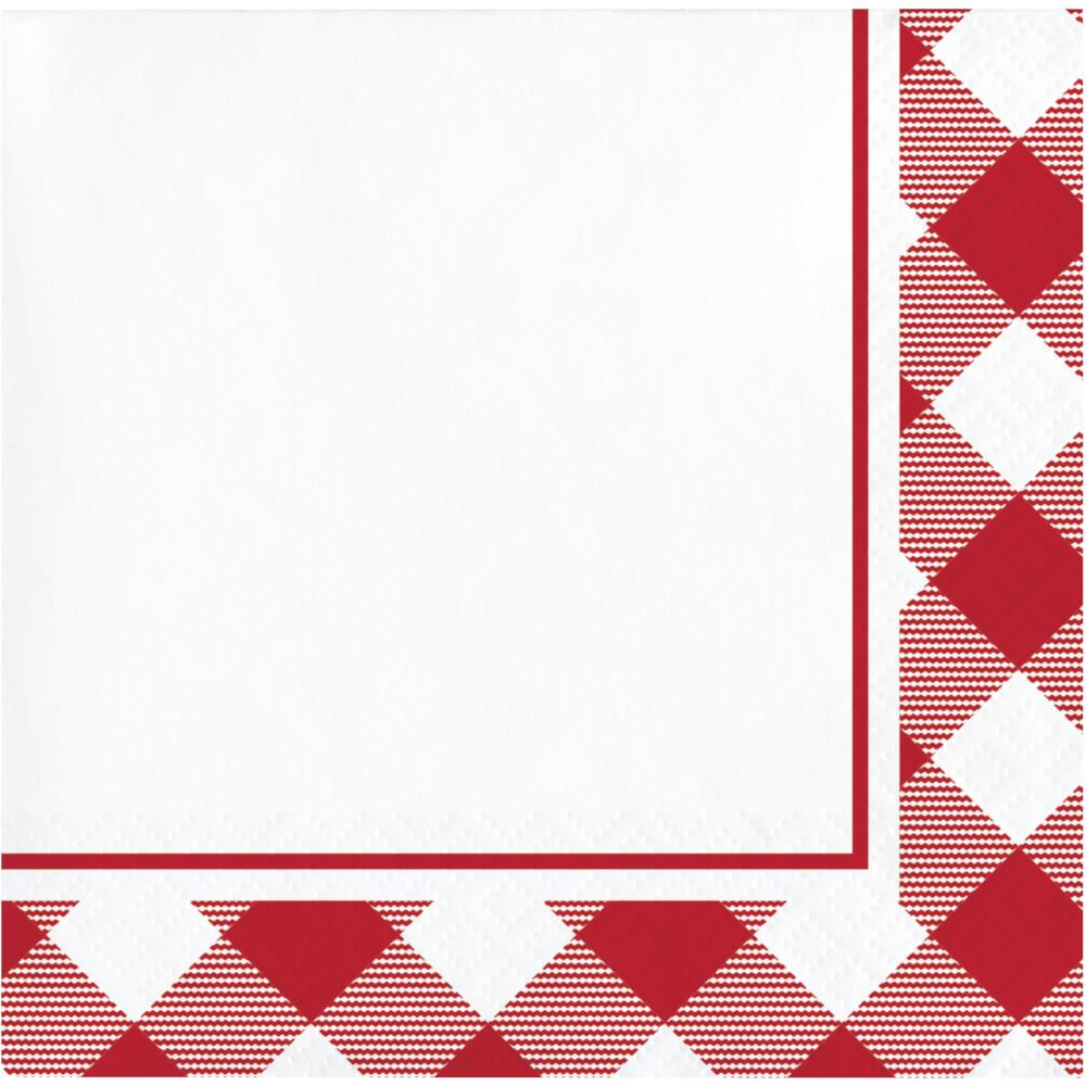 192 pc Bulk Classic Gingham Beverage Napkin - Party Themes by Creative Converting