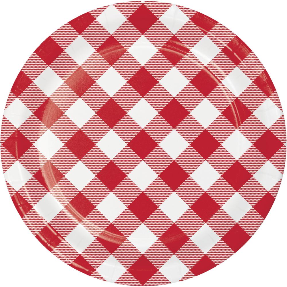 96 pc Bulk Classic Gingham Dessert Plate - Party Themes by Creative Converting