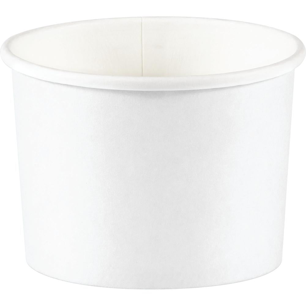 Bulk 96 pc White Treat Cups - Solid Color Party Tableware by Creative Converting