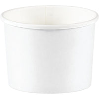 Bulk 96 pc White Treat Cups - Solid Color Party Tableware by Creative Converting