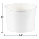 96ct Bulk White Treat Cups