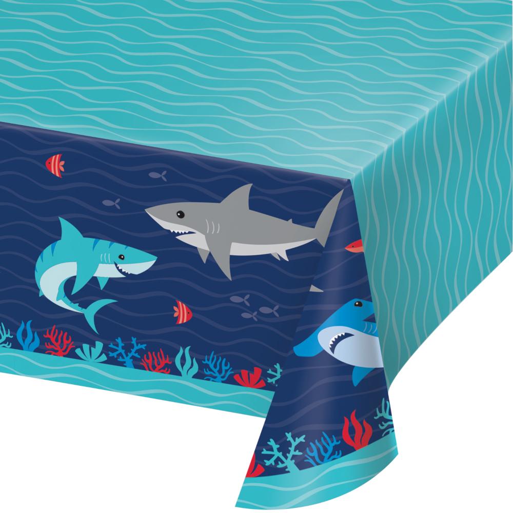 6 pc Bulk Shark Party Paper Table Covers - Birthday Party Supplies by Creative Converting