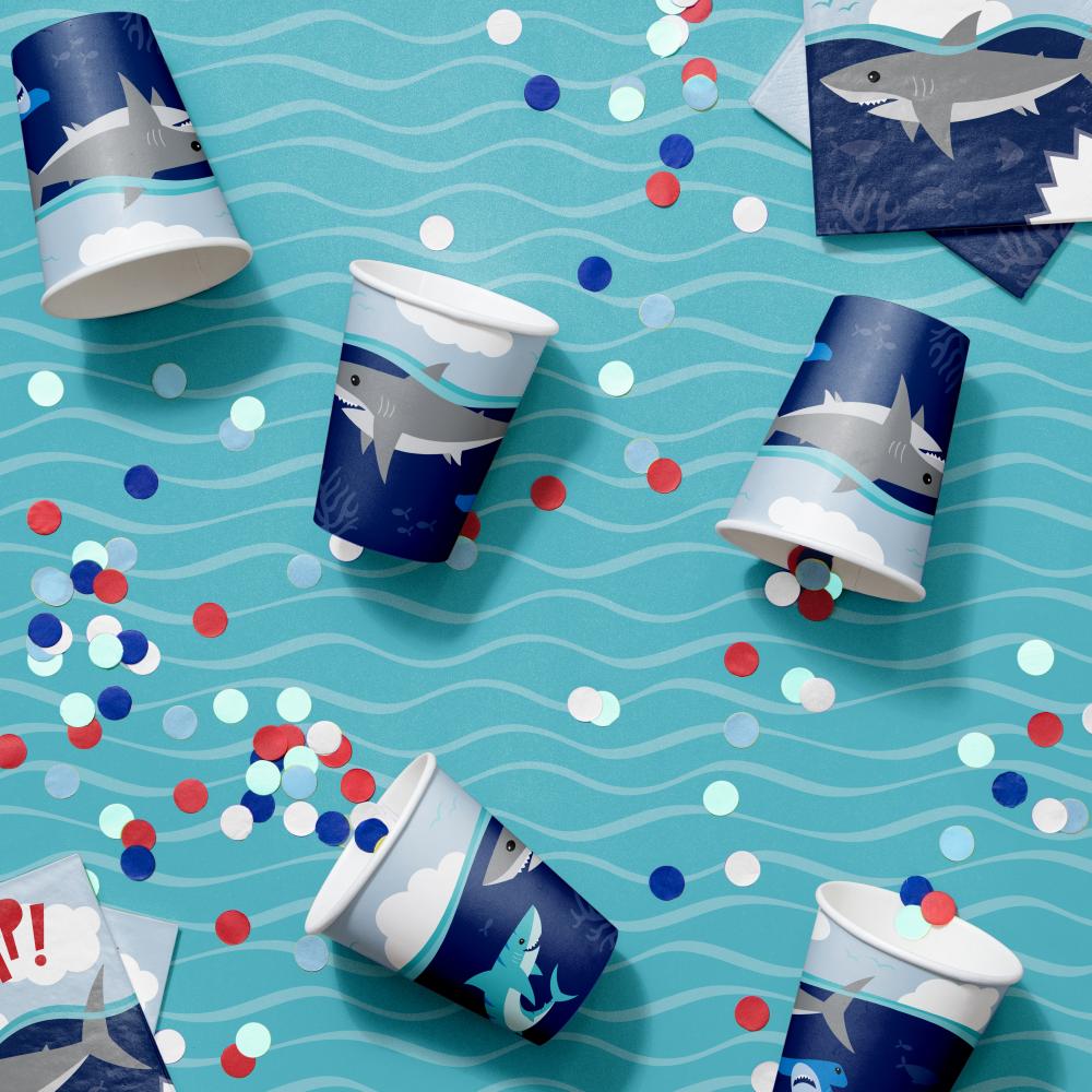 96ct Bulk Shark Party Paper Cups