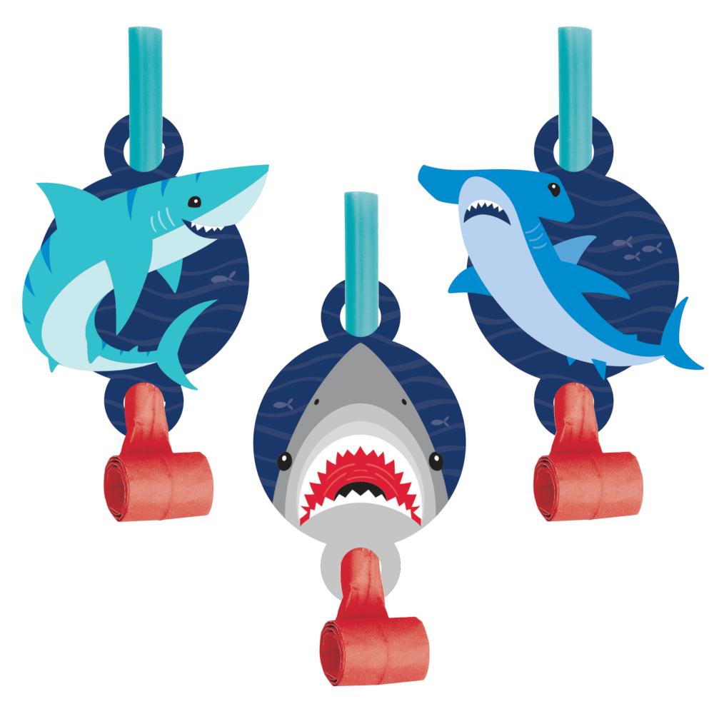 48 pc Bulk Shark Party Blowers - Birthday Party Supplies by Creative Converting