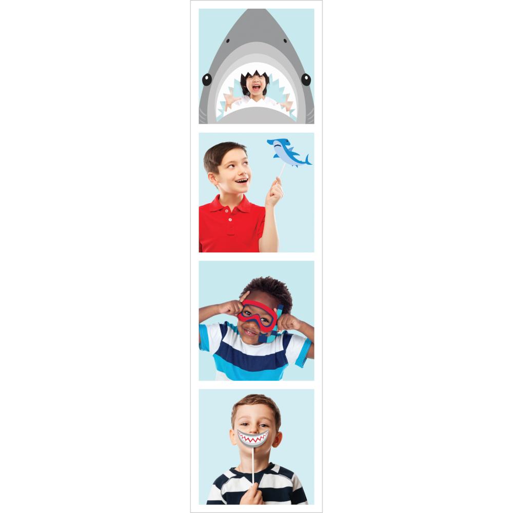 60ct Bulk Shark Party Photo Booth Props
