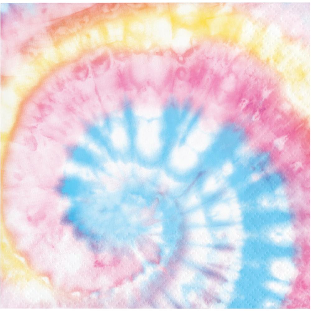 192 pc Bulk Tie Dye Party Beverage Napkins - Birthday Party Supplies by Creative Converting