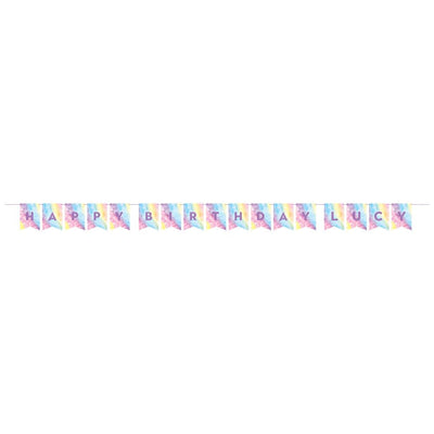 12 pc Bulk Tie Dye Party Happy Birthday Banners - Birthday Party Supplies by Creative Converting