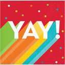 Happy Birthday Bash Paper Beverage Napkins (Case of 192) - Birthday Party Supplies by Creative Converting