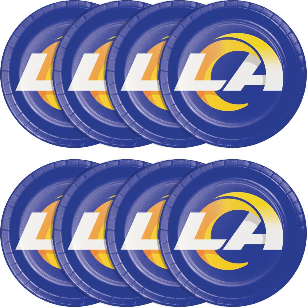 96/Case Bulk Los Angeles Rams Dinner Plates