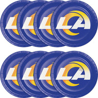 96/Case Bulk Los Angeles Rams Dinner Plates
